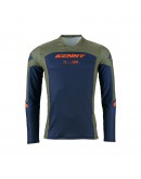 Bluza Cross/Enduro KENNY RACING Performance - Albastru/Verde