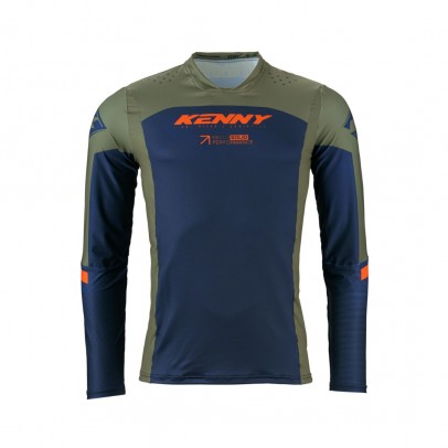 Bluza Cross/Enduro KENNY RACING Performance - Albastru/Verde