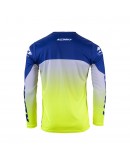 Bluza Cross/Enduro KENNY RACING Track FOCUS - Albastru/Gri/Galben