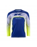 Bluza Cross/Enduro KENNY RACING Track FOCUS - Albastru/Gri/Galben