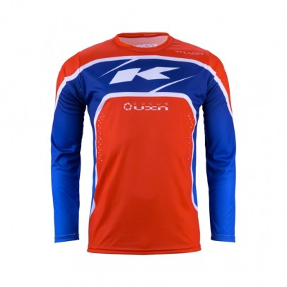 Bluza Cross/Enduro KENNY RACING Track Patriot - Rosu/Albastru/Alb