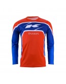 Bluza Kenny Racing Track Kid/Junior Acid - Rosu/Albastru/Alb