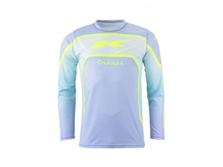 Tricou Kenny Racing Track Kid/Junior Acid - Gri,Galben fluo