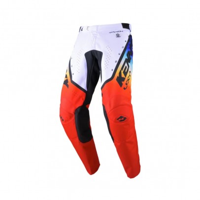 Pantaloni Cross/Enduro Kenny Racing TRACK FOCUS - Rosu/Albastru/Alb