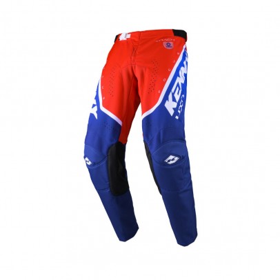 Pantaloni Cross/Enduro Kenny Racing TRACK FOCUS - Albastru/Rosu/Alb