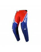 Pantaloni Cross/Enduro Kenny Racing Track Focus Kid/Junior Patriot - Albastru/Rosu/Alb