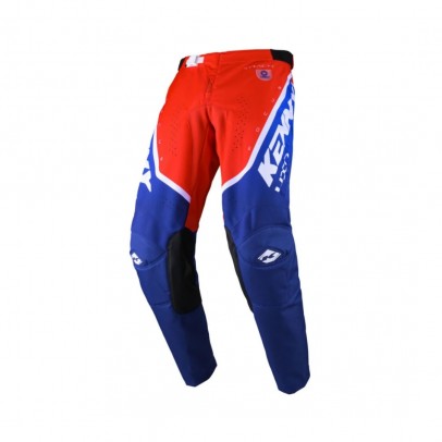 Pantaloni Cross/Enduro Kenny Racing Track Focus Kid/Junior Patriot - Albastru/Rosu/Alb