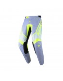 Pantaloni Cross/Enduro Kenny Racing Track Focus Kid/Junior Acid - Gri/Galben Fluo