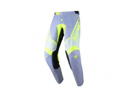 Pantaloni Cross/Enduro Kenny Racing Track Focus Kid/Junior Acid - Gri/Galben Fluo