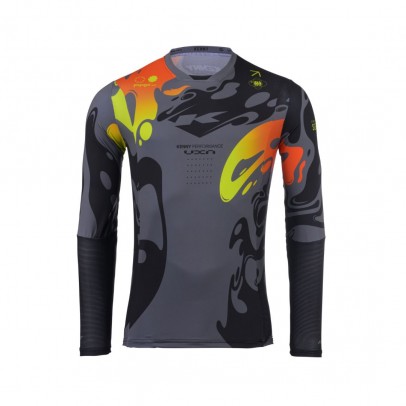 Bluza Cross/Enduro KENNY RACING Performance - Gri/Negru/Galben/Rosu