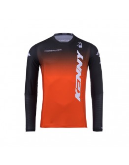 Bluza Cross/Enduro KENNY RACING Performance - Portocaliu/Negru/Alb