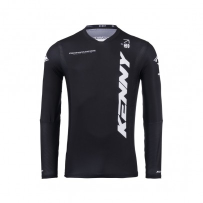 Bluza Cross/Enduro KENNY RACING Performance - Negru/Alb