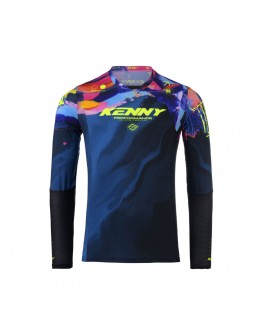 Bluza Cross/Enduro KENNY RACING Performance - Albastru/Galben/Rosu