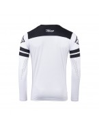 Tricou Cross/Enduro KENNY RACING Track Dirt  White - Alb/Negru