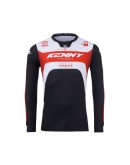 Bluza Cross/Enduro KENNY RACING Track FOCUS - Negru/Alb/Rosu