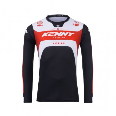 Bluza Cross/Enduro KENNY RACING Track FOCUS - Negru/Alb/Rosu