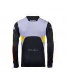 Bluza Cross/Enduro KENNY RACING Track FOCUS - Negru/Gri/Galben/Rosu