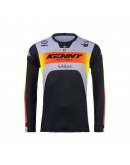 Bluza Cross/Enduro KENNY RACING Track FOCUS - Negru/Gri/Galben/Rosu