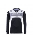 Bluza Cross/Enduro KENNY RACING Track FOCUS - Negru/Alb/Gri