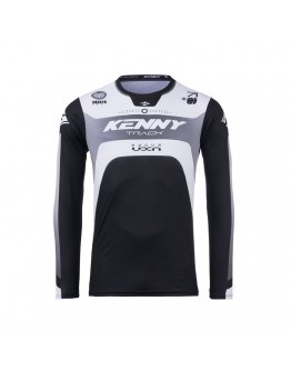 Bluza Cross/Enduro KENNY RACING Track FOCUS - Negru/Alb/Gri