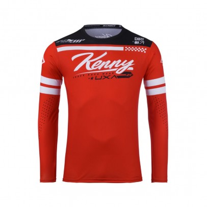 Bluza Cross/Enduro KENNY RACING Track Dirt RED - Rosu/Alb/Negru