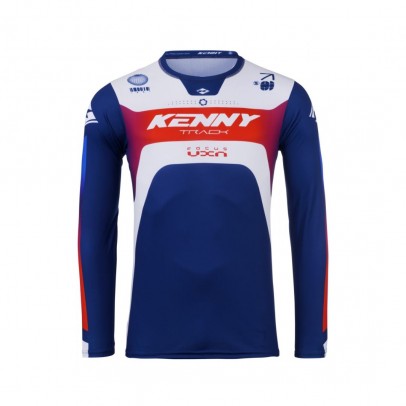 Bluza Cross/Enduro KENNY RACING Track FOCUS - Albastru/Alb/Rosu