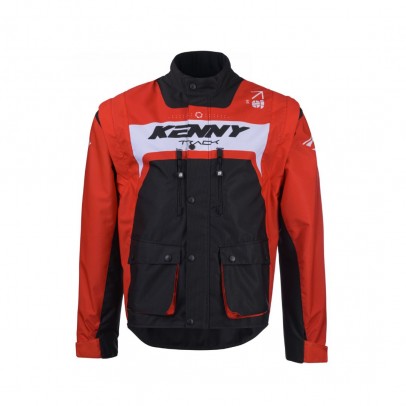 Geaca KENNY RACING Adventure/Enduro Track - Negru/Rosu//Alb