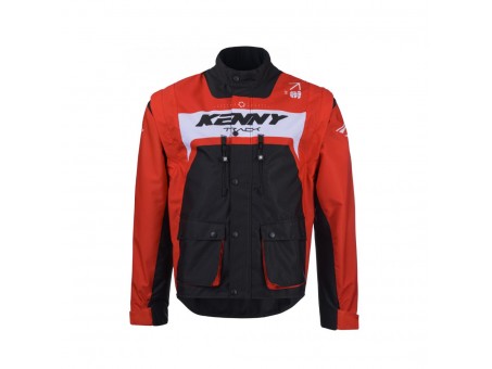 Geaca KENNY RACING Adventure/Enduro Track - Negru/Rosu/Alb