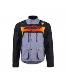 Geaca KENNY RACING Adventure/Enduro Track - Negru/Gri/Galben fluo