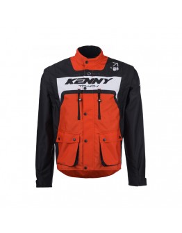 Geaca KENNY RACING Adventure/Enduro Track - Negru/Portocaliu/Alb