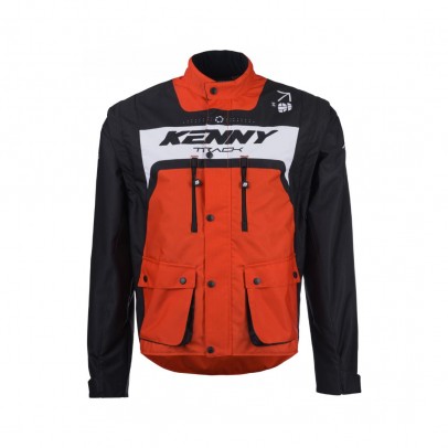 Geaca KENNY RACING Adventure/Enduro Track - Negru/Portocaliu/Alb