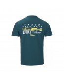 Tricou KENNY RACING Dirt Petrol - Albastru/Galben