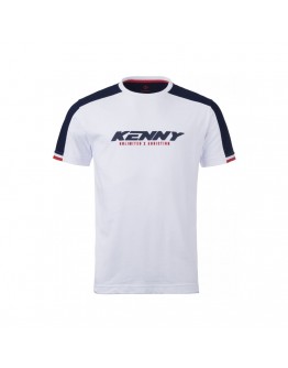 Tricou KENNY RACING Dream - Alb/Albastru