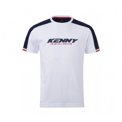 Tricou KENNY RACING Dream - Alb/Albastru