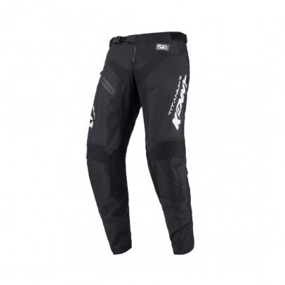 Pantaloni Cross/Enduro Kenny Racing TITANIUM - Negru/Alb