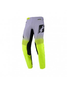 Pantaloni Kenny Racing Cross/Enduro Model Performance Gradient - Gri/Negru/Galben fluo