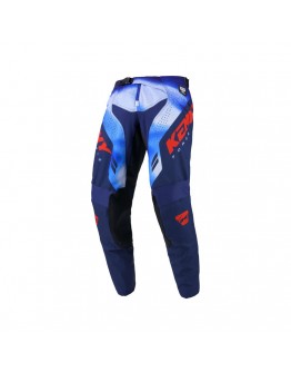 Pantaloni Cross/Enduro Kenny Racing Force Fog - Albastru/Rosu