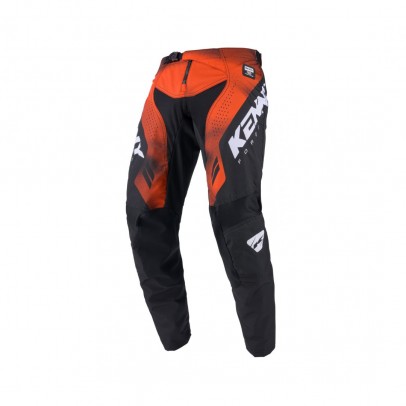 Pantaloni Cross/Enduro Kenny Racing Force Fog - Negru/Portocaliu/Alb