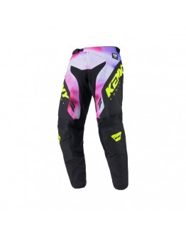 Pantaloni Cross/Enduro Kenny Racing Force Fog - Negru/Galben/Roz