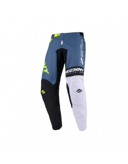 Pantaloni Cross/Enduro Kenny Racing TRACK ZOOM - Albastru/Negru/Galben