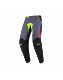 Pantaloni Cross/Enduro Kenny Racing TRACK FOCUS - Gri/Negru/Galben/Roz