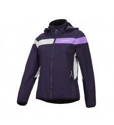 Geaca Femei Impermeabila Softshell Kenny Racing - Albastru/Alb/Mov