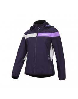 Geaca Femei Impermeabila Softshell Kenny Racing - Albastru/Alb/Mov