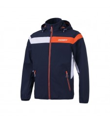 Geaca Kenny Racing Softshell Rain Jacket - Albastru/Alb/Portocaliu