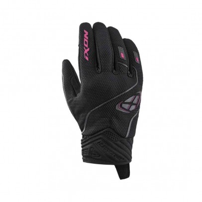 Manusi femei Roadster vara Ixon model Hurricane 2 LS - Negru/fuchsia (roz) - degete tactile