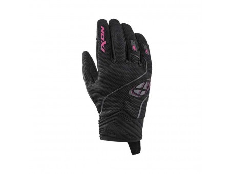 Manusi femei Roadster vara Ixon model Hurricane 2 LS - Negru/fuchsia (roz) - degete tactile