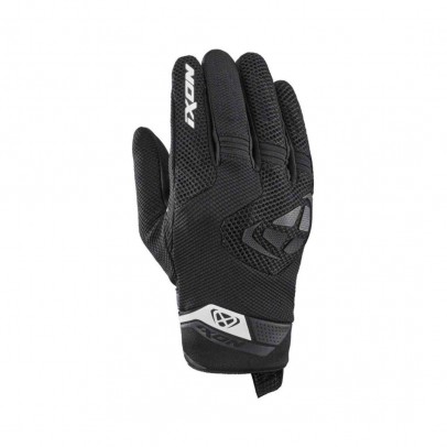 Manusi barbati Roadster vara textil/piele Ixon model MIG 2 Air Flow MS - Negru/Alb