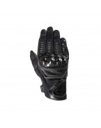 Manusi barbati Roadster vara piele/textil Ixon model RS4 AIR MS - Negru - degete tactile (carbon)