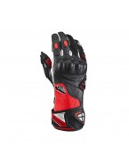 Manusi barbati Racing vara piele Ixon model Thunder Air MS - Negru/rosu/alb - degete tactile