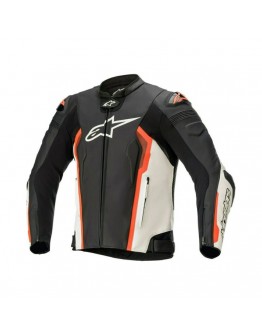 Geaca de piele sport/touring Alpinestars MISSILE V2 - Negru,alb,Rosu